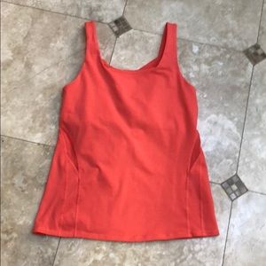 Lululemon Corset Back Coral Yoga Tank NWOT